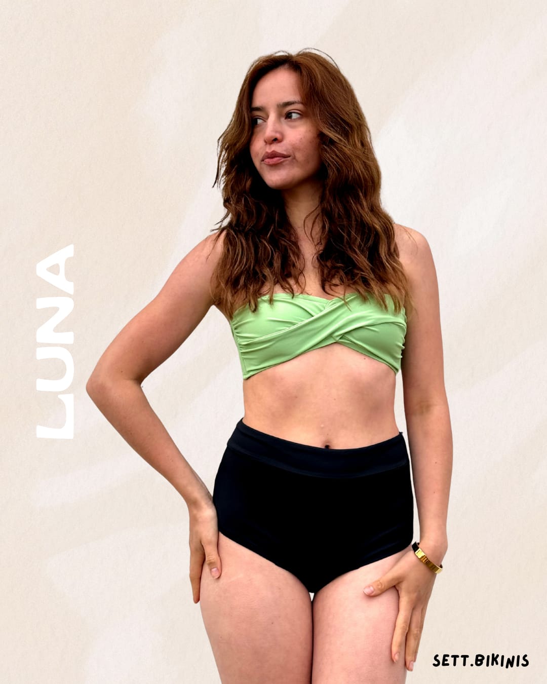 Luna High-Waist Period Swimwear Bottom