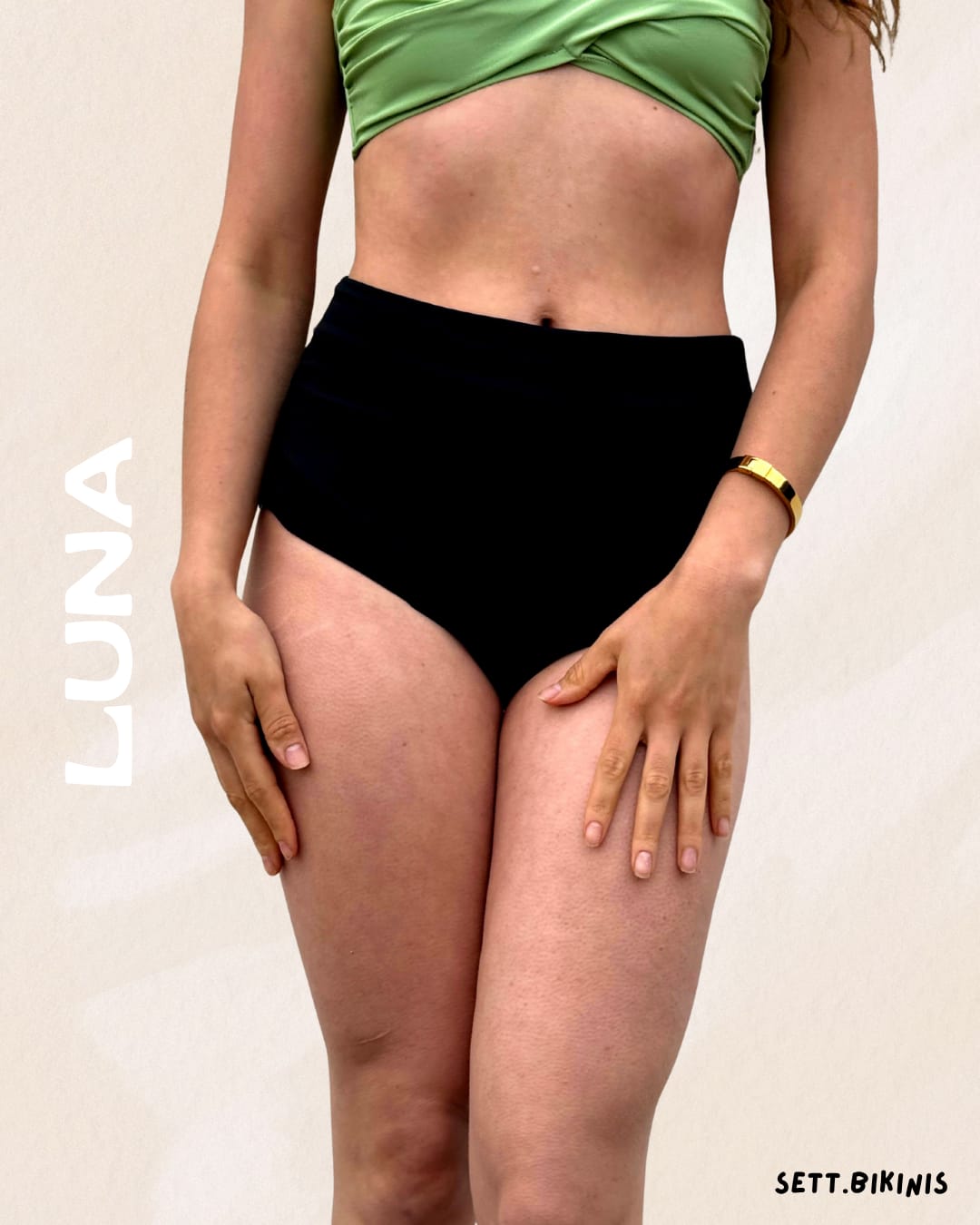 Luna High-Waist Period Swimwear Bottom